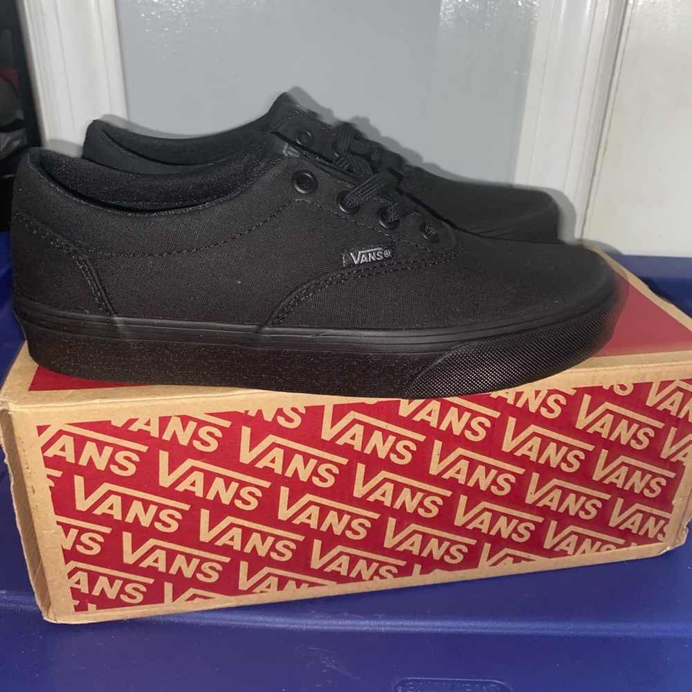 Vans All-Black Low-Top Sneakers